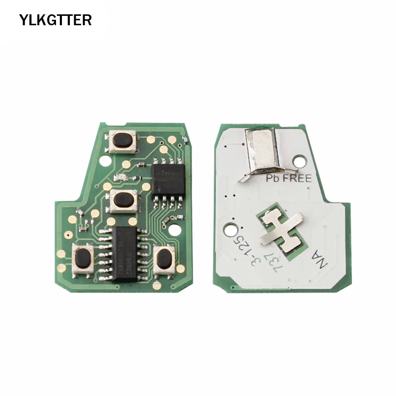 YLKGTTER 315 МГц 3+ 1 кнопки дистанционного ключа для Toyota Highlander- для Toyota RAV4 2013- с GQ4-52T чипом транспондера H