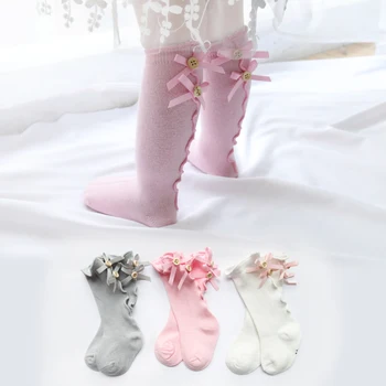 

Cute Stockings Warm Sox Newborn Toddler Knee High Autumn Baby Girls Socksings Anti Slip
