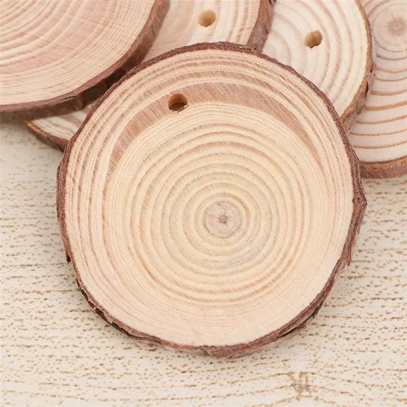 20pcs Christmas Wooden Hanging Pendant Xmas Tree Hanging Decor Home Party Banquet Wall Hanging Adornment Hanging Ornament