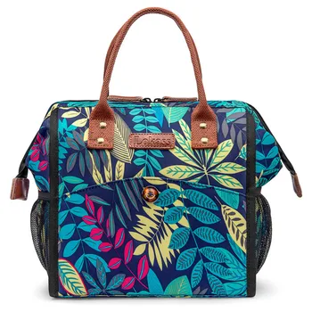 

LOKASS Lunch bag large capacity thermal insulation bag large opening food grade outdoor portable thermal insulation picnic