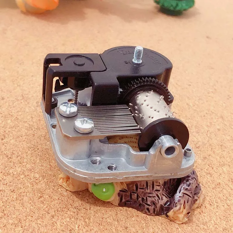 DIY Music Box Mechanism Extended Winding Shaft carousel music box Christmas Gifts music box