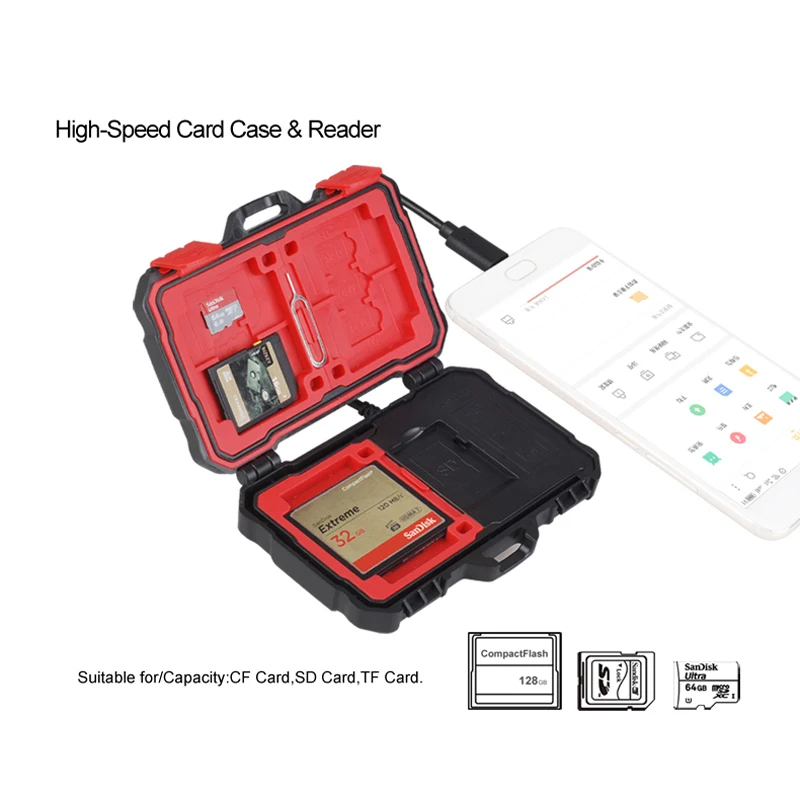 Держатель карт Micro SD Держатель Для Хранения Чехол для карты памяти Защитный чехол для SDHC/SDXC/TF T-Flash Micro SD коробка для SD карты протектор