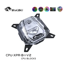 

Bykski CPU Water Cooling Block Use for INTEL LGA1150 1151 1155 1156 1200 1700 2011 2066 Cooled Radiator RGB SYNC /CPU-XPR-B-I-V2
