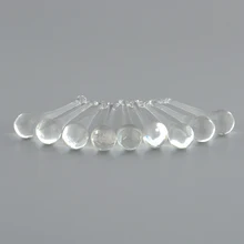 10x люстра с лампами Висячие Подвески части прозрачные призмы-кристаллы домашний декор