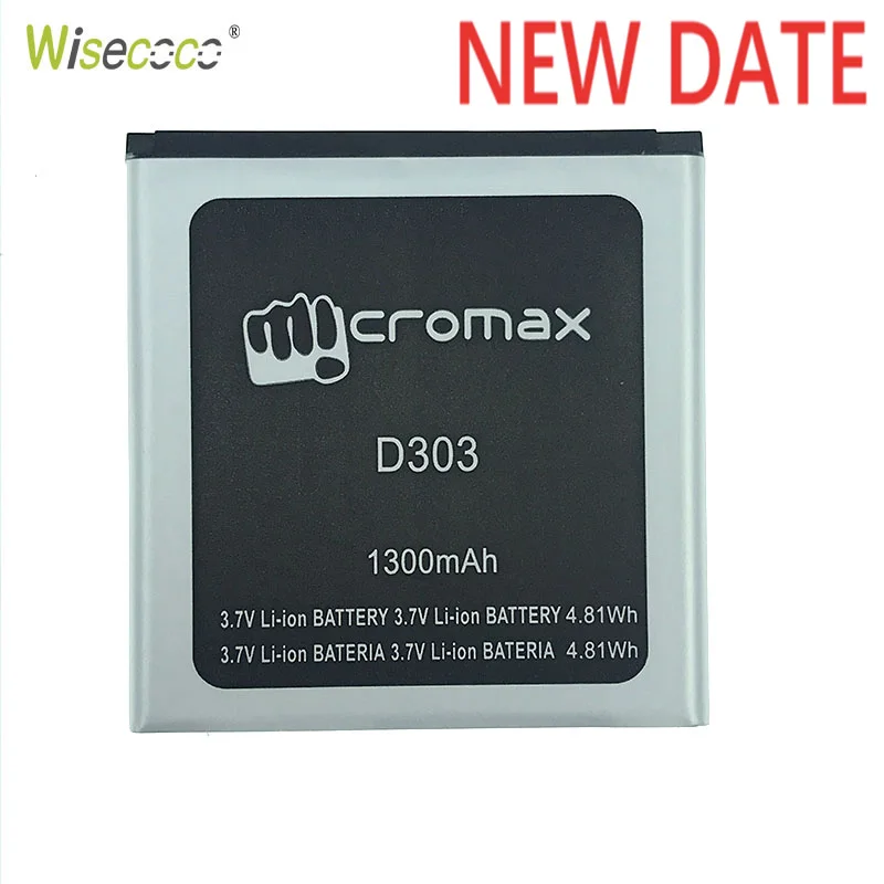 Wisecoco, новинка 2019, D303 литий ионная аккумуляторная батарея для Micromax D303 D 303, замена для ремонта сотового телефона + номер отслеживания|Аккумуляторы для мобильных телефонов| | АлиЭкспресс