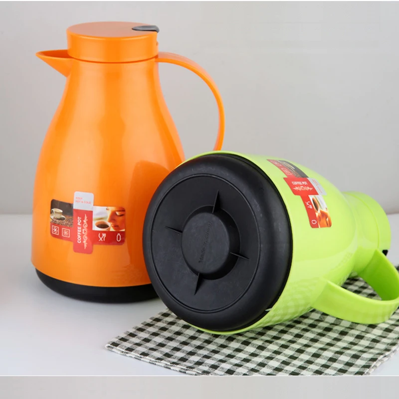500ml 1000ml Home Outdoor Leak-proof Insulation Kettle Hot Water Bottles Double Wall Glass Vacuum Thermos Jug For Coffee Thermal