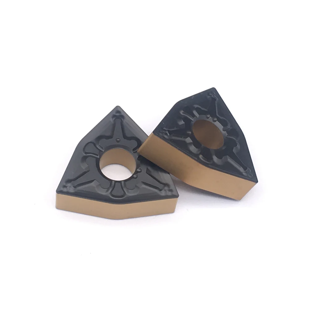 

10PCS WNMG080404 TM FT4225 Two Tone For Lathe CNC Tools Lathe Cutter CNC For Steel Turning Tools Carbide Turning Inserts