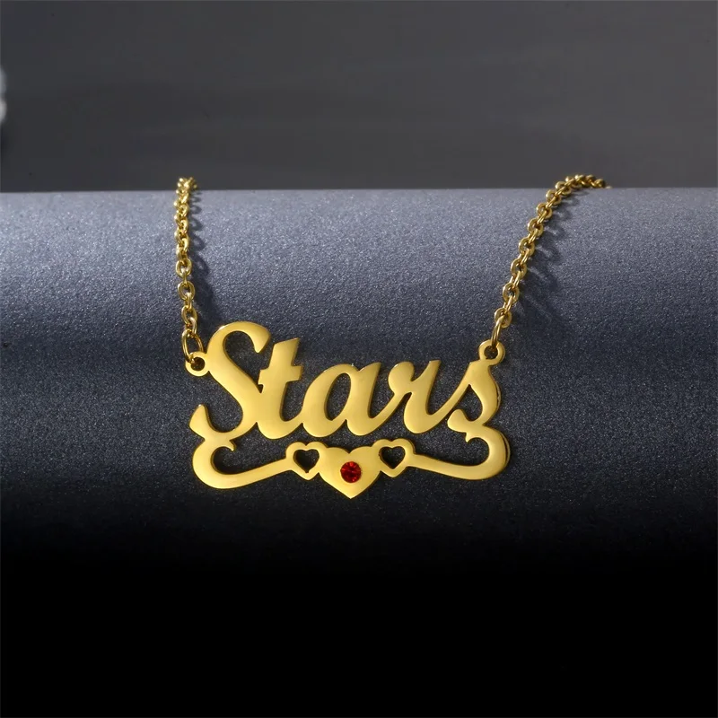 Women Personalized Necklace Stainless 