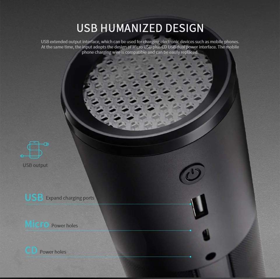 Car Air Purifier with Negative Ion Release Hepa Filter Fresh Portable USB Design Cigarette Smoke Ionizer Air Purifier for Car