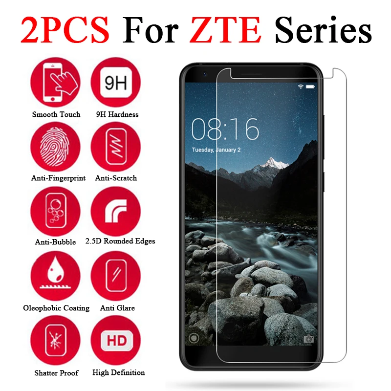 

2PCS Protective Glass On The For ZTE Z7 Mini Z11 Z9 GF3 Nubia N1 Z981 Z 7 11 9 N 1 Z Verre Armor Tempered Glas Screen Protector