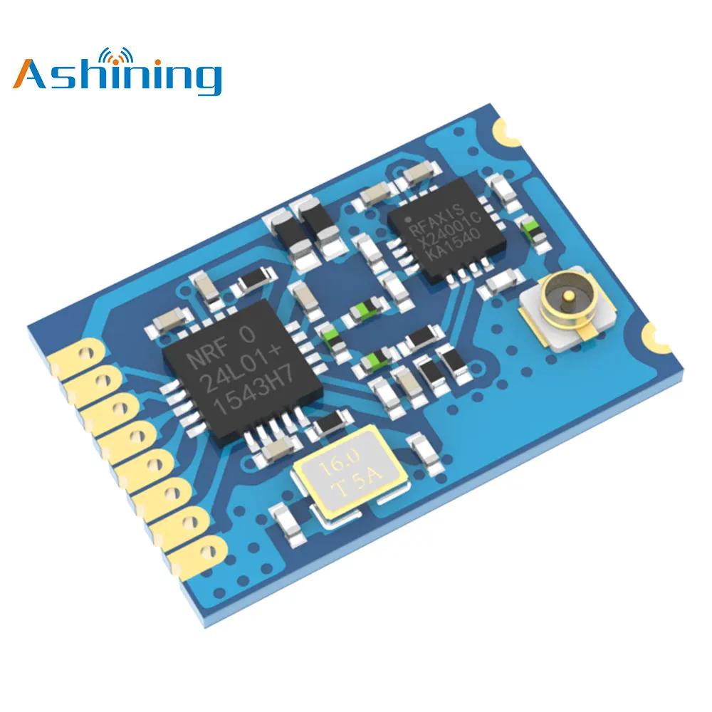

24ghz Wireless Communication Module AS01-SPIPX Audio Transceiver Pa Lna Programmable Rf Transmitter Nrf24l01 Sma