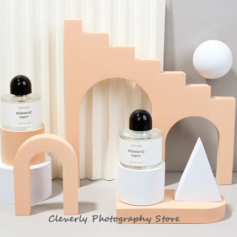 Cube Cylinder Photography Props Set Photocall Cosmetic and Jewelry Photo Studio and Merchant product shooting
