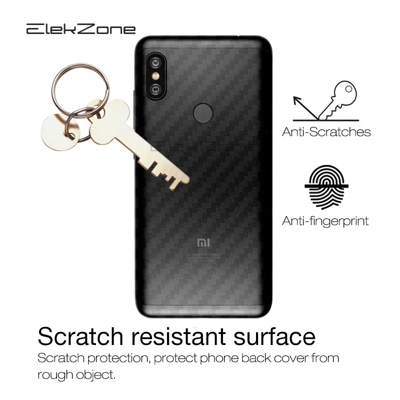 Задняя крышка из углеродного волокна для Xiaomi Redmi 8 8A 7 K20 3D Защитная пленка Note 8T 6 Pro 5