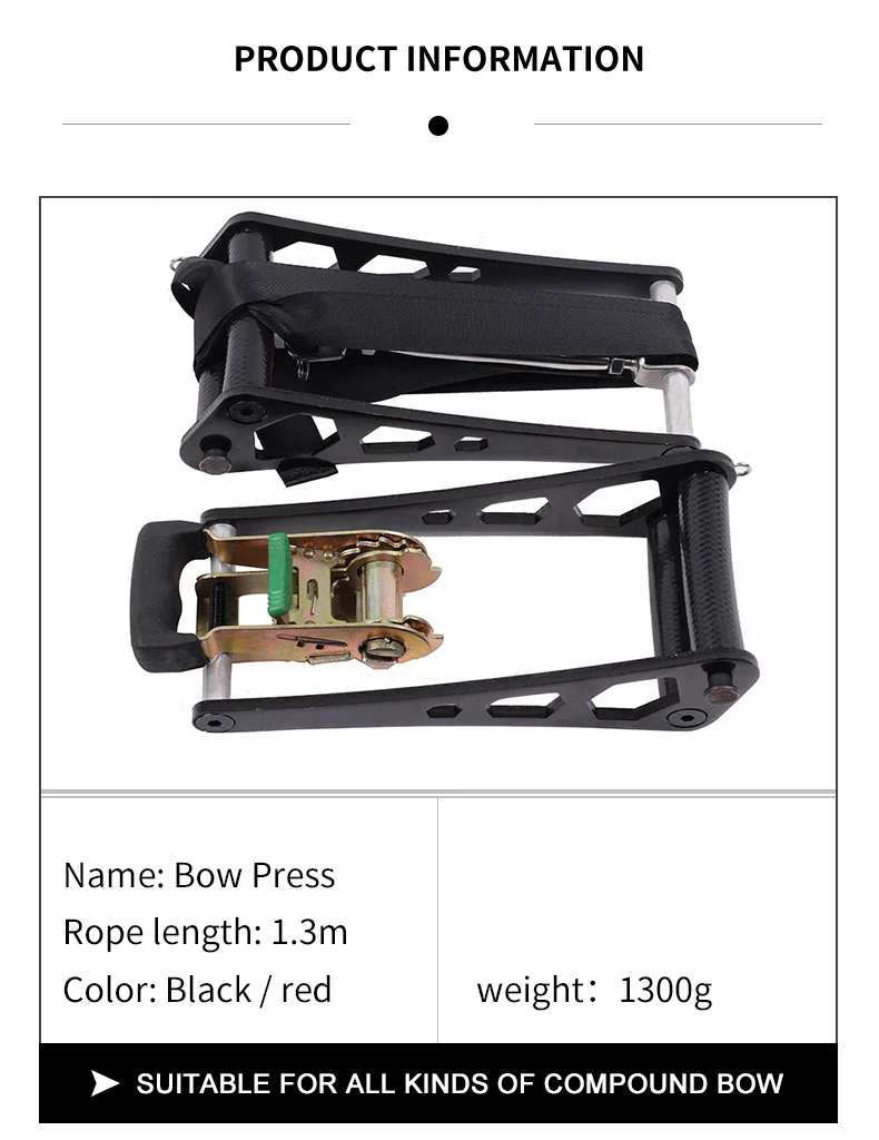 Aluminum Alloy Full Split Ratchet-Loc Archery Compound Bow Press String Changer Adjust Tools Handheld Portable Bow Opener Aluminum Alloy Full Split Ratchet-Loc Archery Compound Bow Press String Changer Adjust Tools Handheld Portable Bow Opener