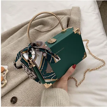 

Solid Color PU Leather Crossbody Bags For Women 2020 Flap Summer Messenger Shoulder Bag Female Small Totes With Metal Handle