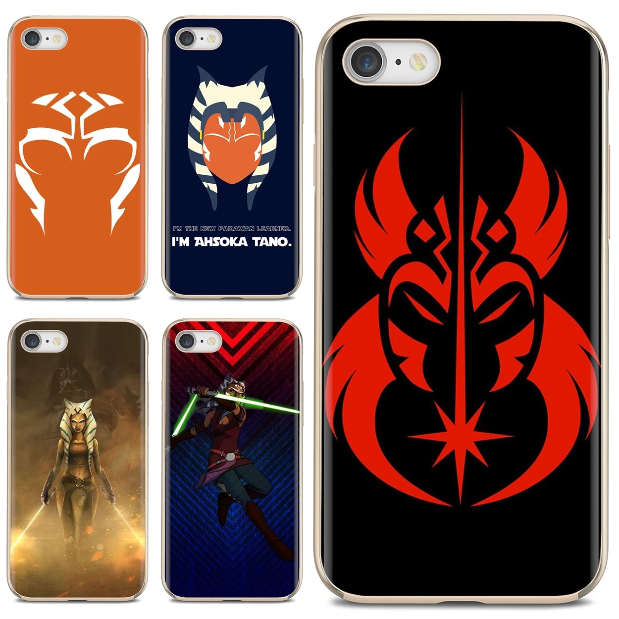 Ahsoka Tano Wallpaper Silicone Shell Case For Iphone Ipod Touch 11 12 Pro 4 4s 5 5s Se 5c 6 6s 7 8 X Xr Xs Plus Max Mobile Phone Cases Covers Aliexpress