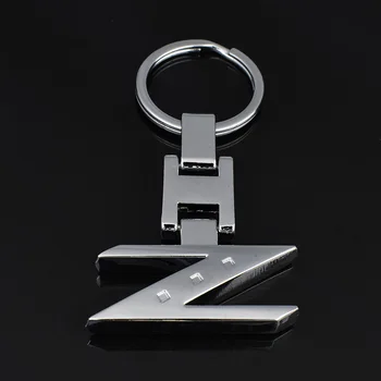 

Gift 350Z 370Z Z Durable 1pc Fashion Key Chain Z Style Chrome Zinc Alloy For Nissan 280ZX 300ZX