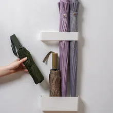 Portable Wall Mounted Umbrella Storage Rack Adhesive Umbrella Standing holder Racks Home Storage Hanger for Office Organizer