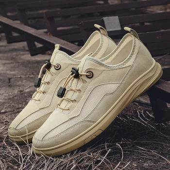 

New Trend Casual Footwear Men Youth Anti Slip Walking Shoes For Men Fashion Mens Leather Sneakers Big Size Casual Original Shoes