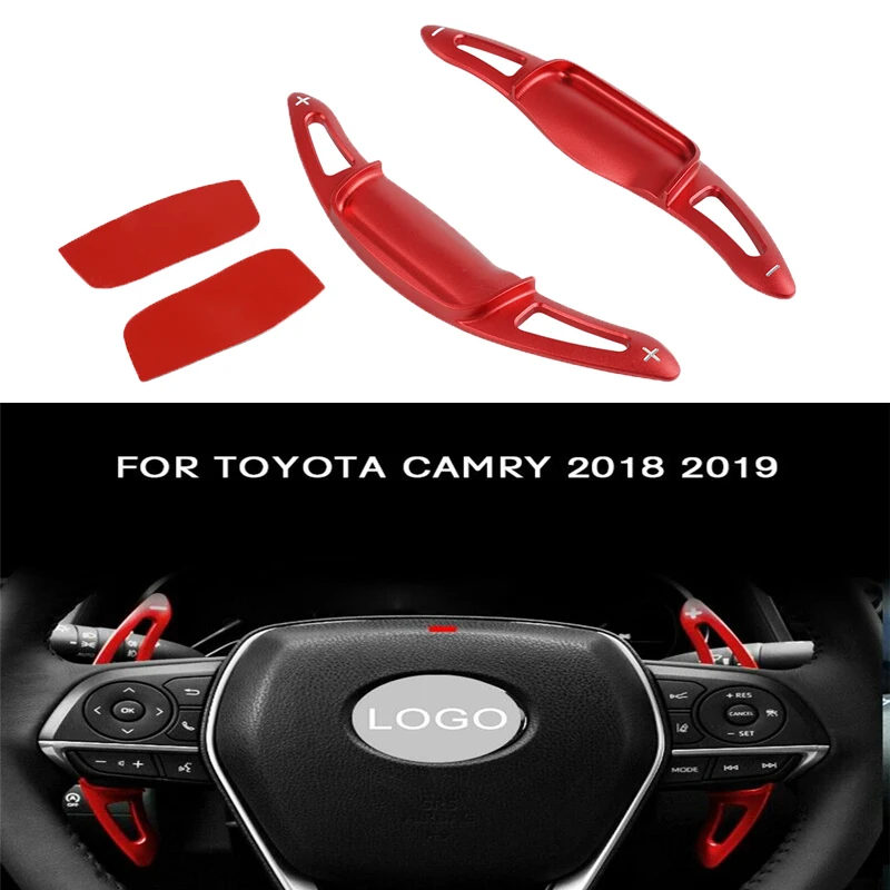 Для Toyota Camry- H2CNC рулевое колесо переключения красный весло переключения передач