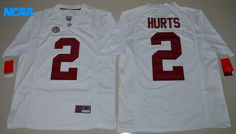 Новое поступление, высокое качество, Jalen Hurts#2, футболка, спортивные майки, S-XXXL - Цвет: 6