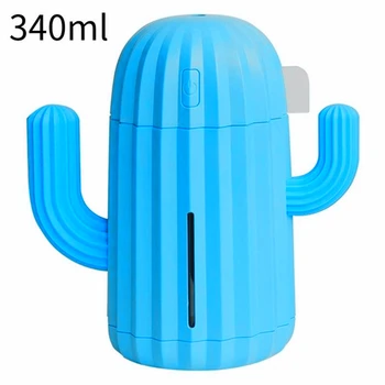 

280ml USB Air Humidifier Essential oil Cactus Timing Aromatherapy Diffuser Mist Maker Fogger Mini Aroma Diffuser Essential oils