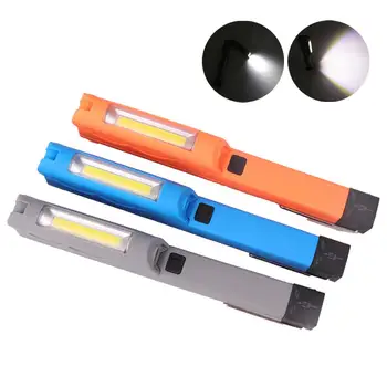 

LED COB Emergency Hanging Lamp Flashlight Built-in Battery Tail With Magnet LED Torch Light For Car Repair Rotated Light