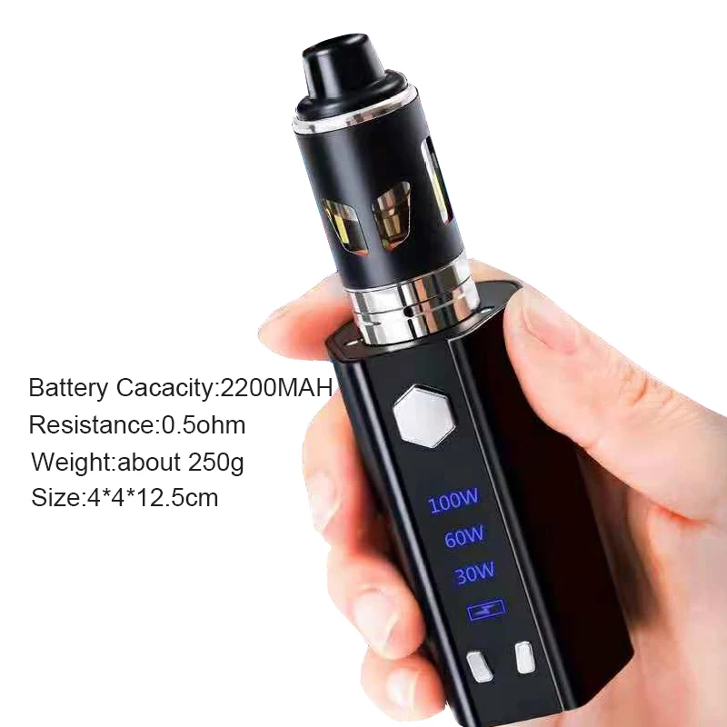 Оригинальный 100 Вт USB зарядное устройство vape ручка комплект 2200 мАч батарея