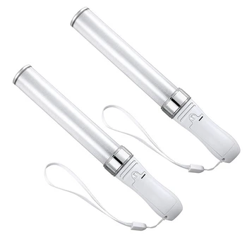 

Multicolor LED Glow Sticks,Party Flashing Light, 15 Color Changing Flashing Light Stick for for Party Supplies(2Pack)