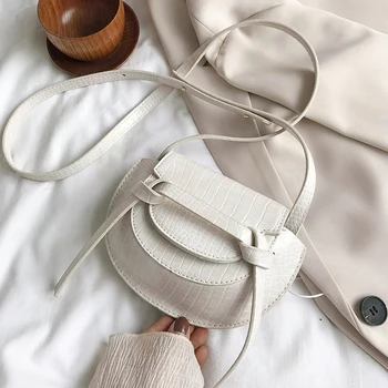 

Small Stone Pattern PU Leather Crossbody Bags for Women 2020 Summer Solid Color Shoulder Handbags Female Cross Body Bag