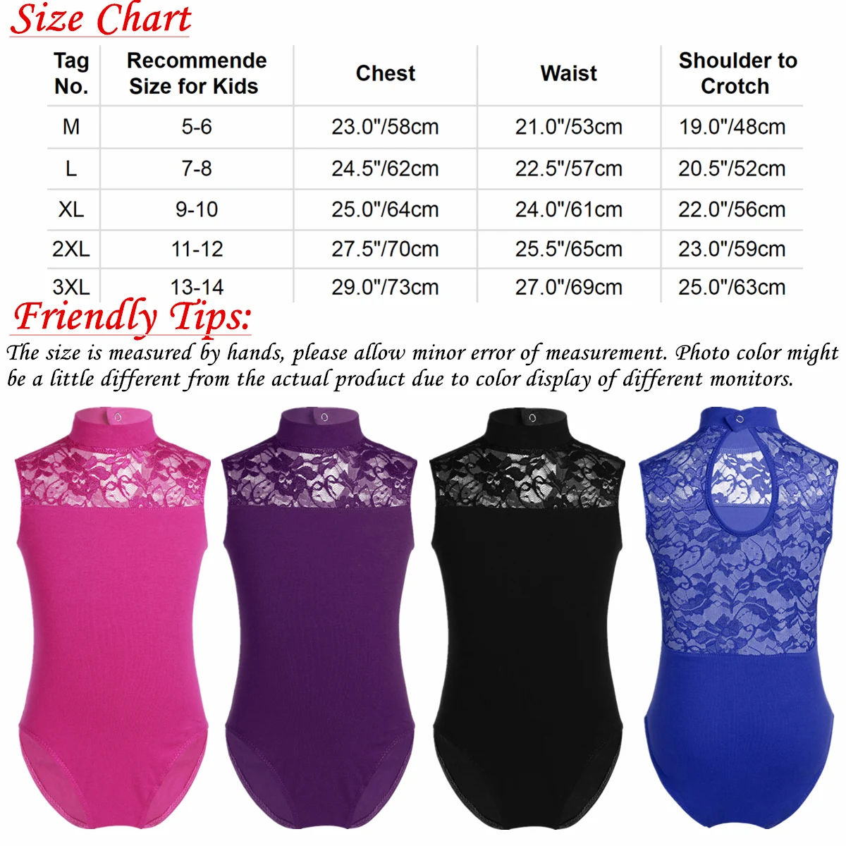 YEAHDOR Enfant Fille Justaucorps De Gymnastique Robe Danse Classique Lyrique Sans Manches Ensemble Patinage Artistique Haut De Danse Et Jupe Tutu Dancewear 5-16 Ans Bleu 5-6 Ans