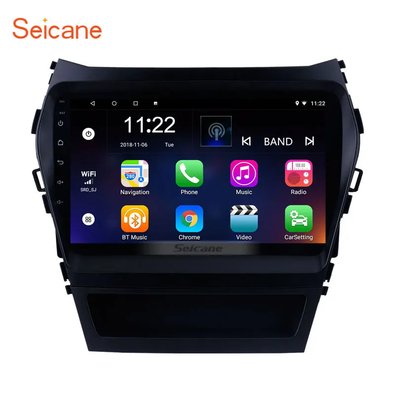 

Seicane Car GPS Android 10.0 Navi 9" HD Stereo Radio For Hyundai IX45 New Santa Fe 2013 2014 2015 2016 2017 Multimedia Player