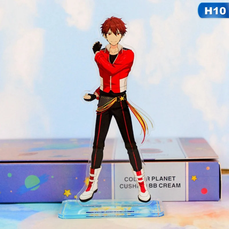 10 Аниме ансамбль звезды: Trickstar Hidaka Hokuto Akehoshi Subaru Косплей фигурка на акриловой подставке модель+ значок - Цвет: 10