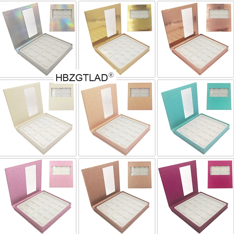 

NEW 10pair /1set Eyelash Storage Book packaging box 3d mink lashes boxes Eyelashes Sample Catalog Display Card