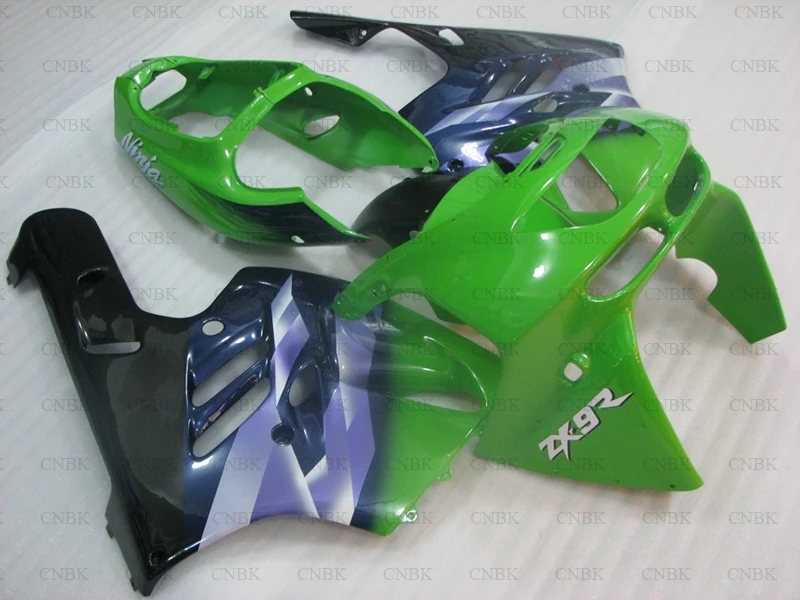 Наборы обтекателей для Zx 9r 94 95 наборы Kawasaki Zx9r 1994 Пластиковые обтекатели 97 зеленый