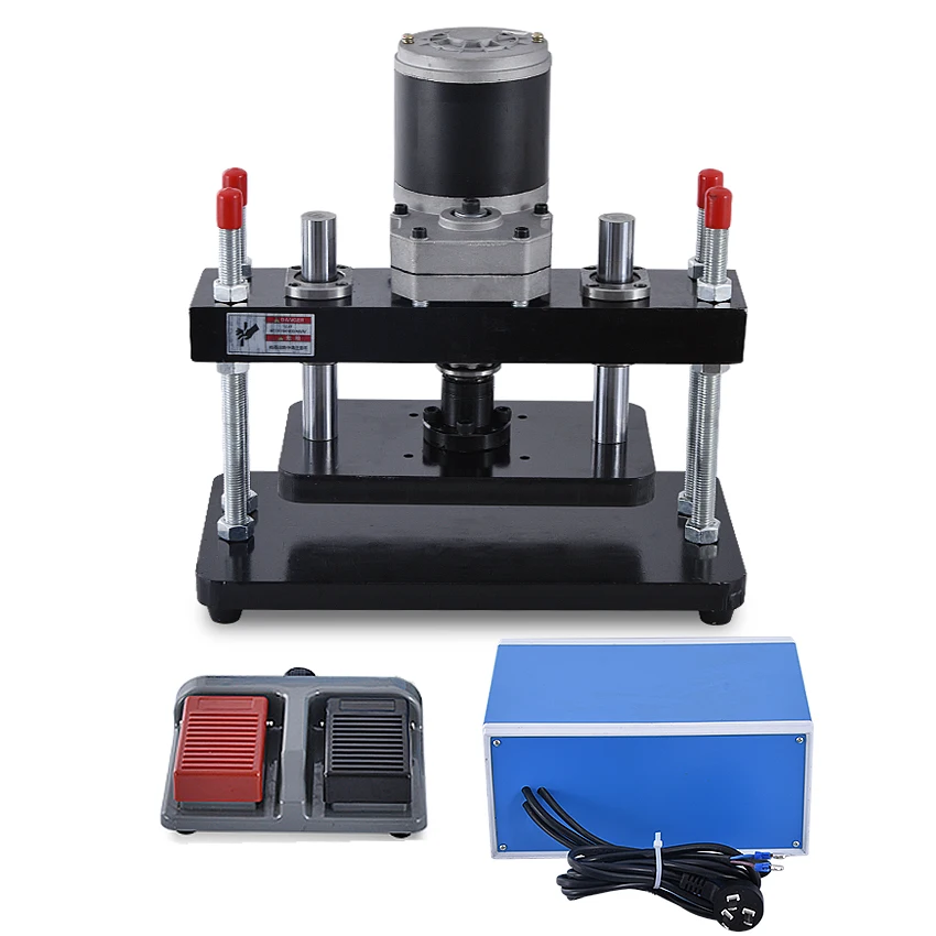 

New 110-220V 200W Electric Standard Small Die Cutter Press EVA PVC Die-cutting Machine Leather Flattening Machine (260*150mm )