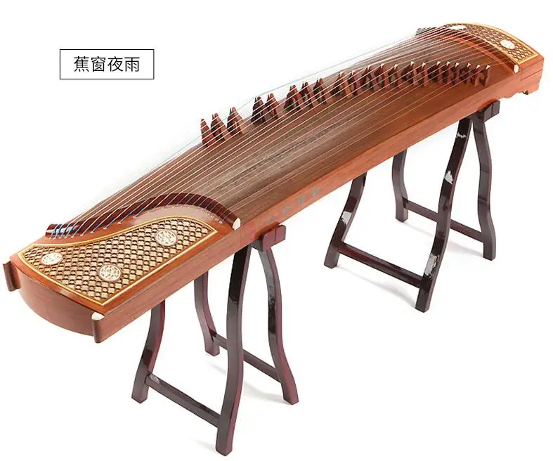 Профессиональный 21 струнный китайский zither белая сосна твердая древесина guzheng профессиональные копки вставки solidwood Gu zheng zither