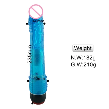 Jelly Sex Toys Multi-speed Vibrator For Woman Masturbator Rabbit Vagina Stimulator AV Massager Clitoris G-spot Dildo Magic Wand 3
