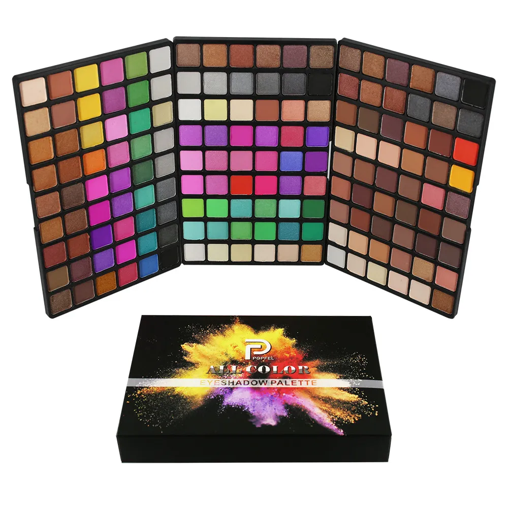 

Popfeel Perfectly 162 Colors Eye Shadow Palette Professional Women's Natural Cosmetic Powder Eyeshadow Makeup Matt Available 821