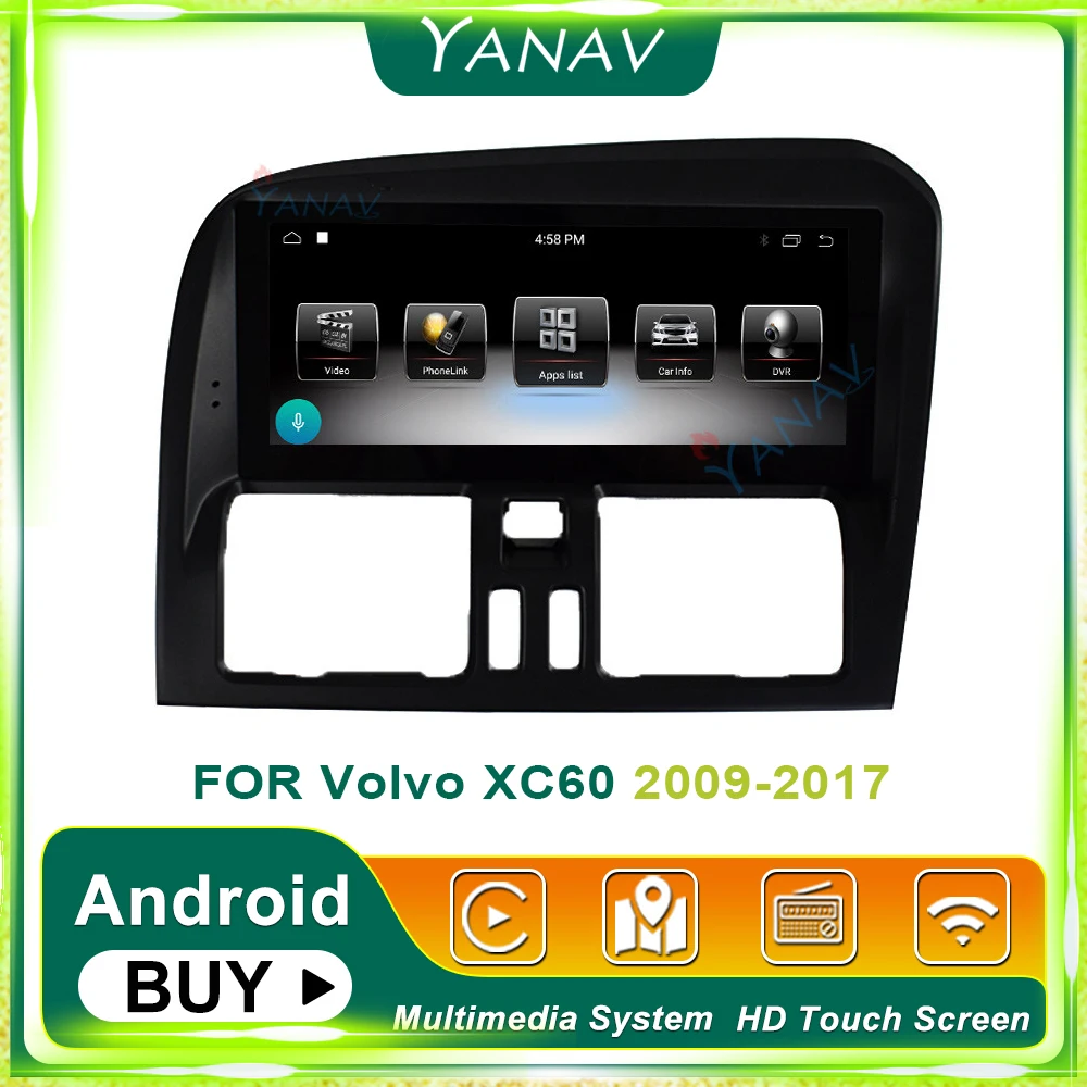 car video multimedia GPS player for Volvo XC60 2009 2017 right hand car