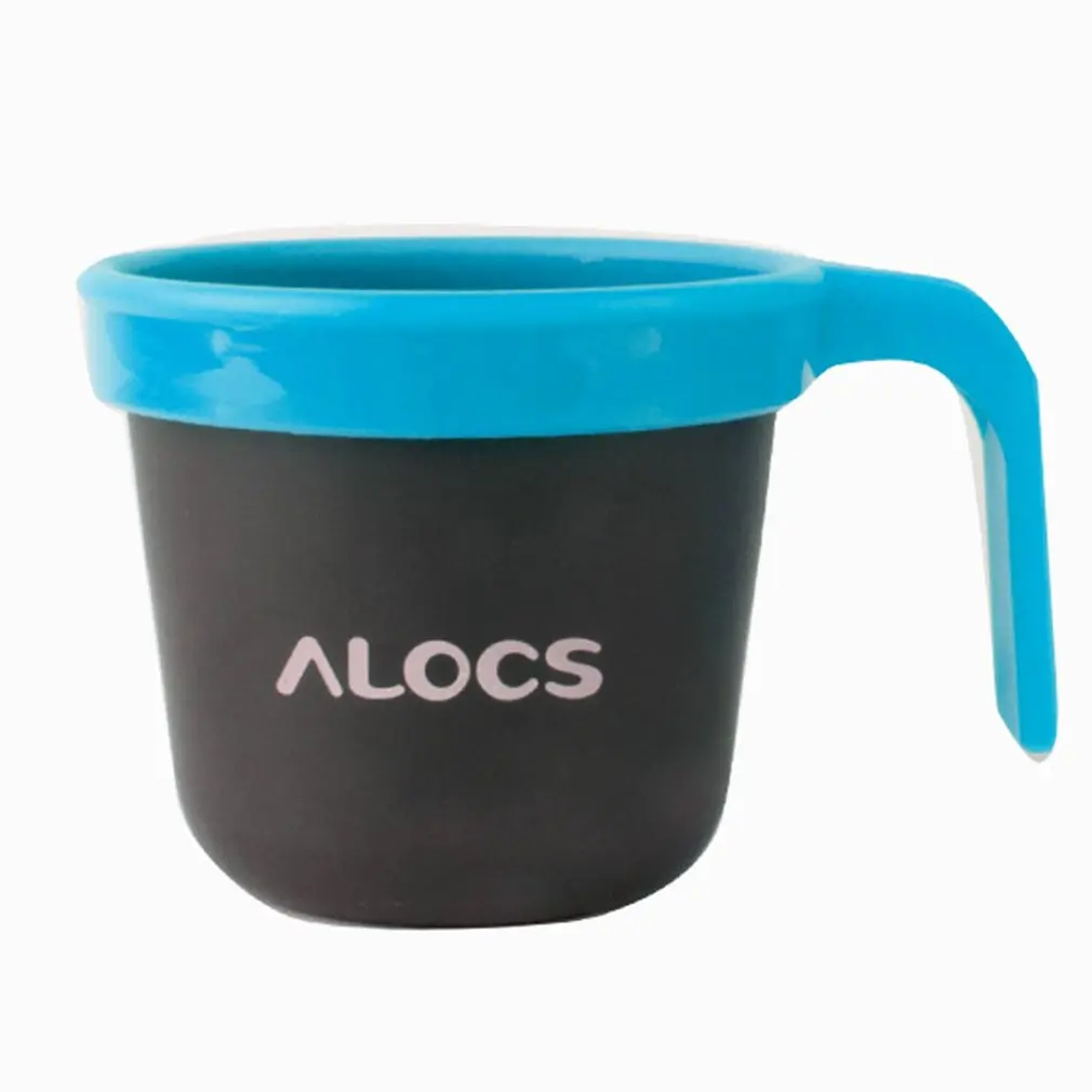 

New Alocs aluminum 280ML Ultralight Portabel Heatable Outdoor Camping Hiking Mug Cup With PP Handle High Quality New Brand