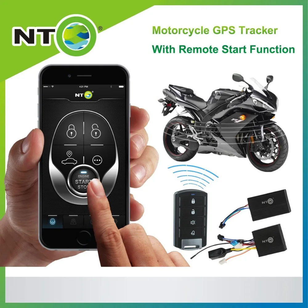 Tanie NTG02M 1 sztuk lokalizator gps dla rowerów motocykli z android i ios aplikacji lokalizator gps system alarmowy 18 miesięcy gwarancji