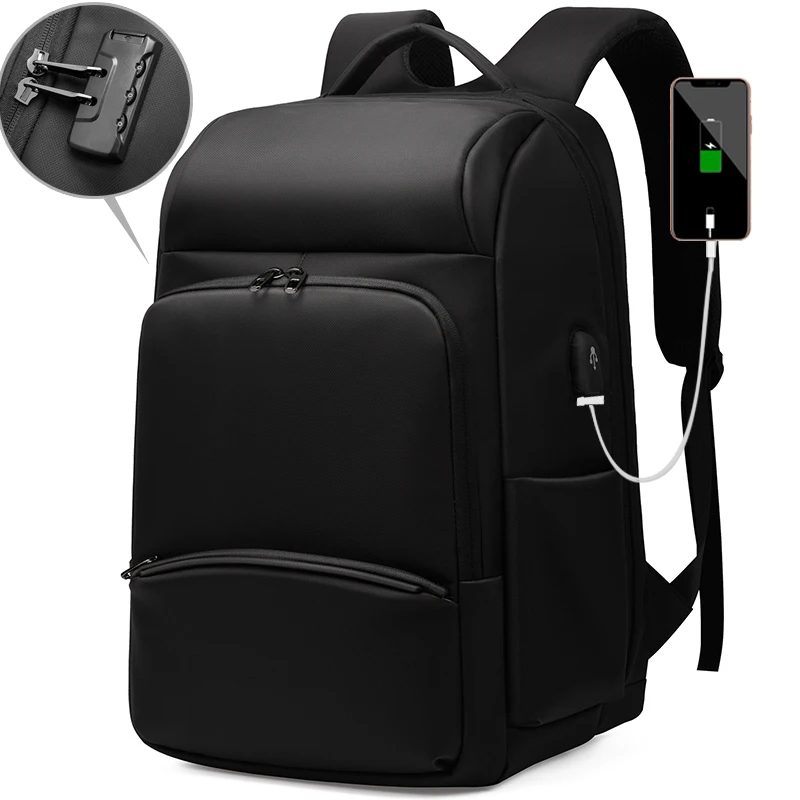 

USB Charger Backpack Oxford Men Waterproof Laptop Backpacks Large Capacity Computer School Bags Outside Travel Bag