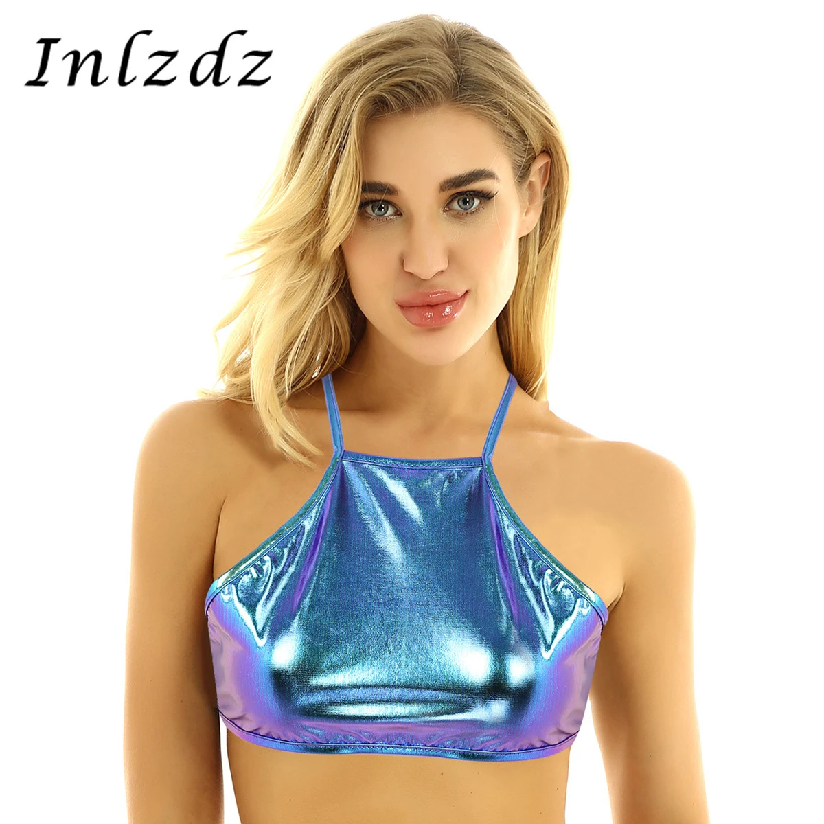 Metallic rave top Clearance