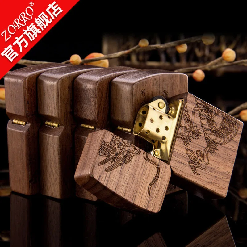 Zorro kerosene lighter, dragon wood limited edition, personality creative men's lighter gift gift to send boyfriend father