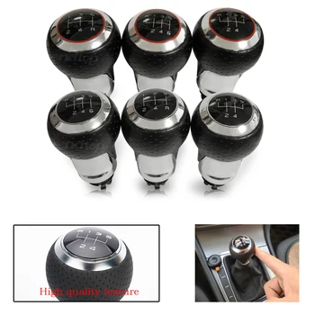 

Free Shipping Gear Shift Knob Lever 5 6 Speed For Audi Skoda Seat A3 A4 B6 B7 B8 A6 S4 B8 8K A5 8T Q5 8R Volkswagen Passat Golf