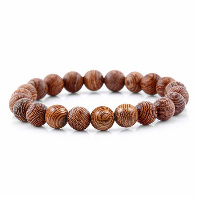 Elastic Wood Beads