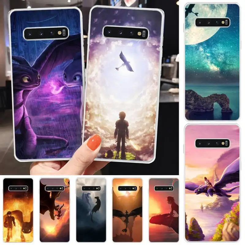 Чехол для телефона с аниме Поезд и дракон Samsung S6 S7 edge S8 Plus S9 S10 plus E(lite) | Мобильные