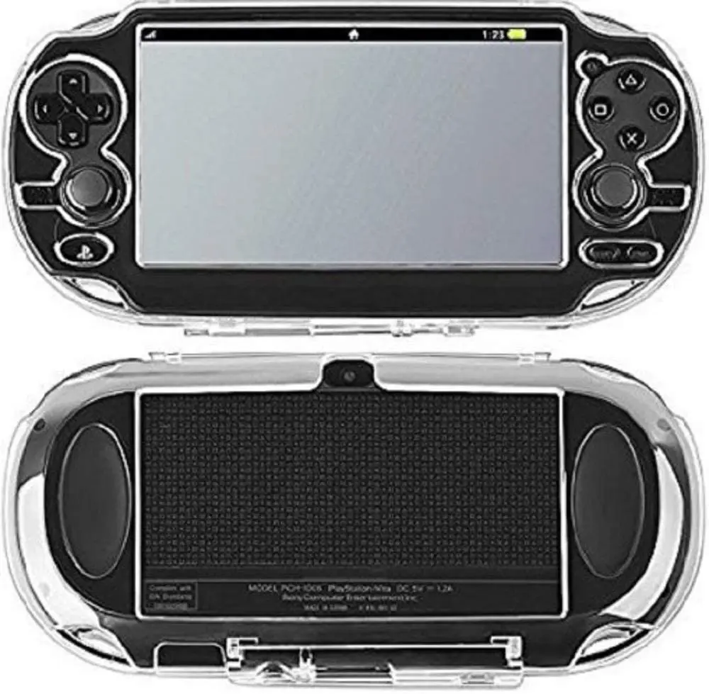 Crystal Transparent Clear Hard Case Protective Cover Skin Shell for PS Vita PSV 1000