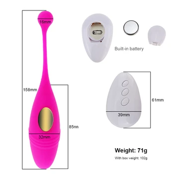 Vagina Ball Vibrator Wireless Remote Control G-spot Vibrating Love Egg Sex Toy for Women Adult Anal Toy Female Masturbator 4